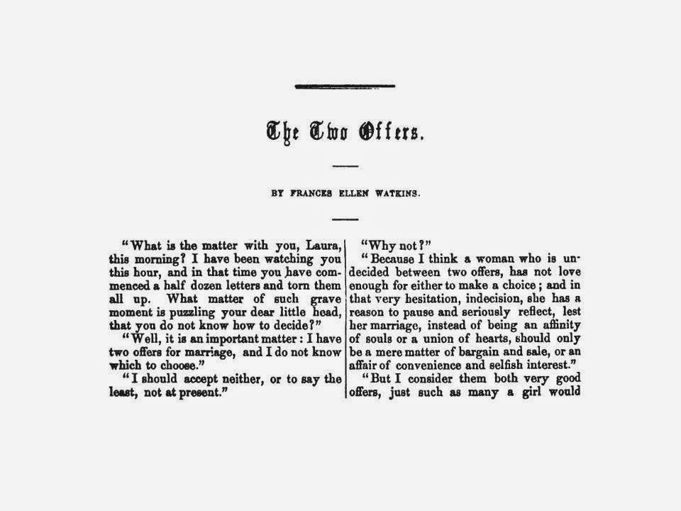 Frances ellen watkins harper and the slave mother and essay